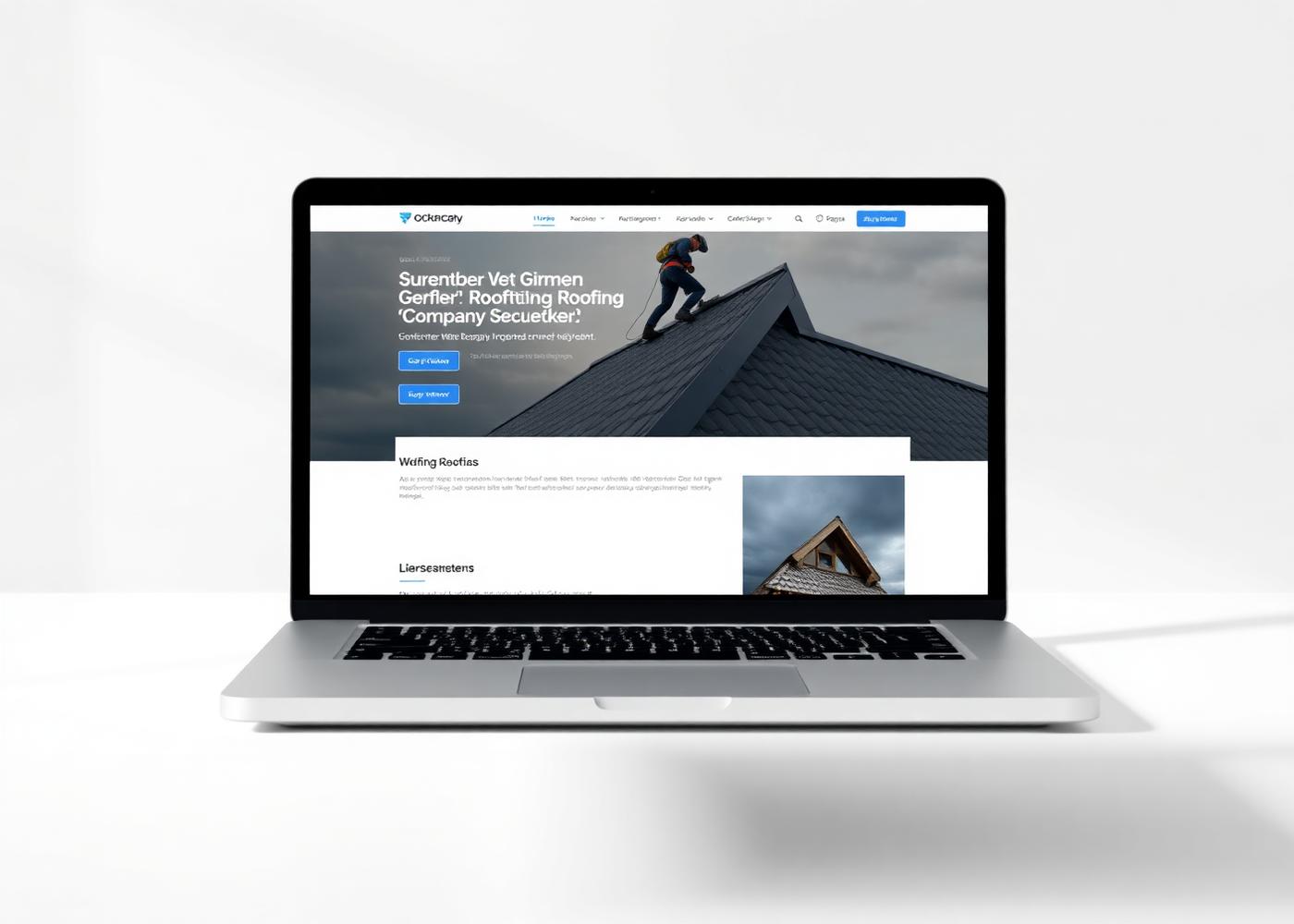 Beispielprojekt – Website für Dachdecker